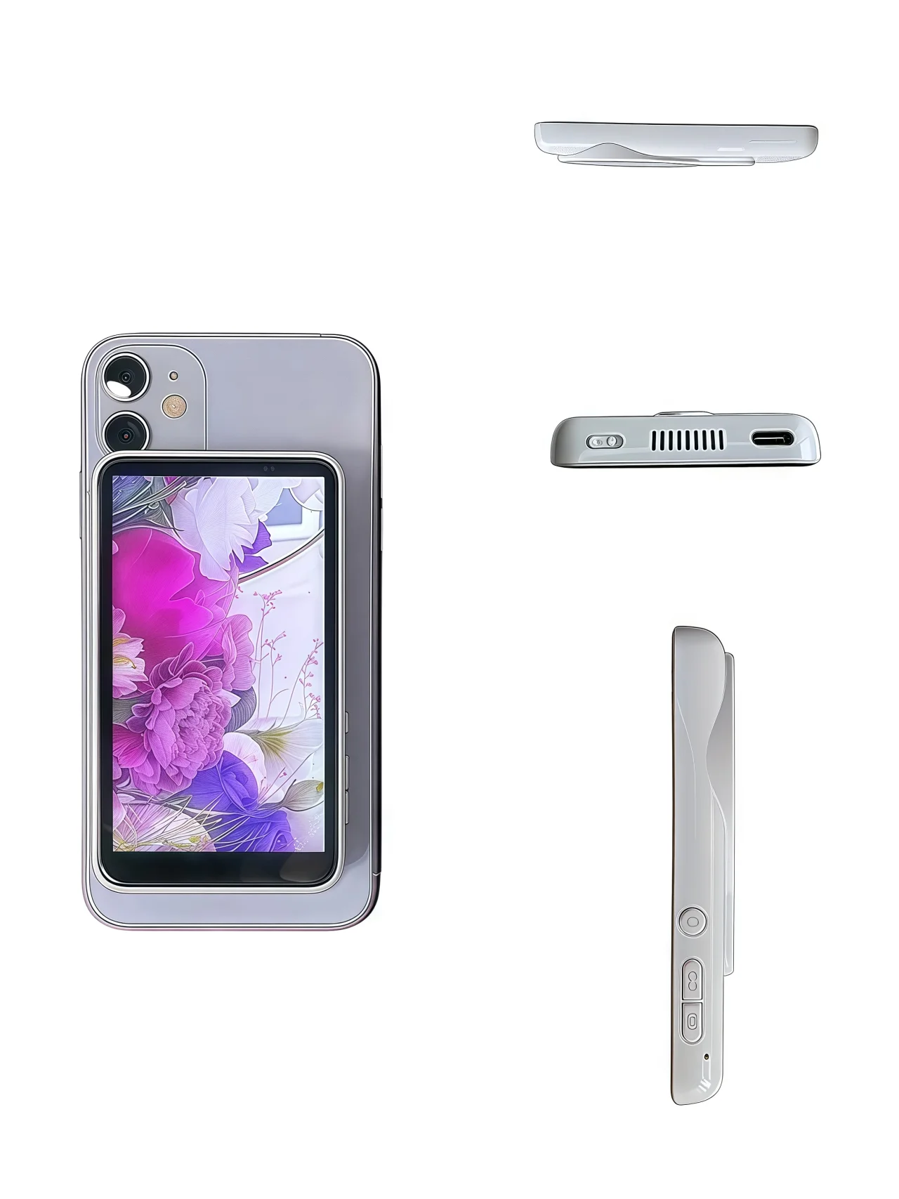 

Suitable for iPhone and Android Smart Magnetic Wireless Phone Vlog Selfie Monitor Screen