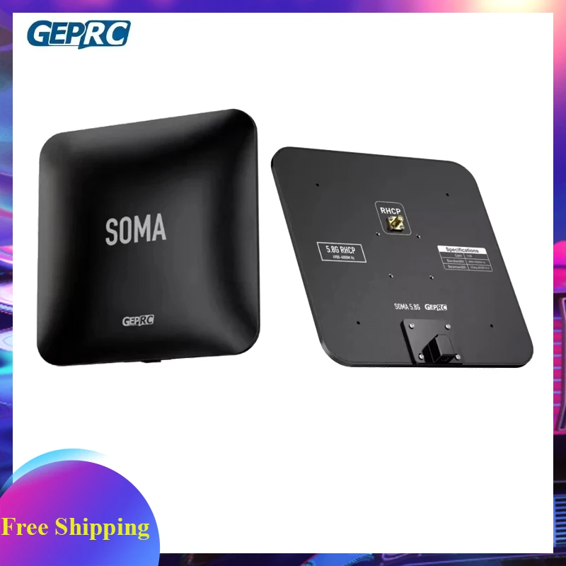 

GEPRC SOMA 5.8G 4.9GHZ-6GHZ Directional Patch Antenna Long RHCP DIY RC FPV Quadcopter Drone Freestyle Accessories Parts
