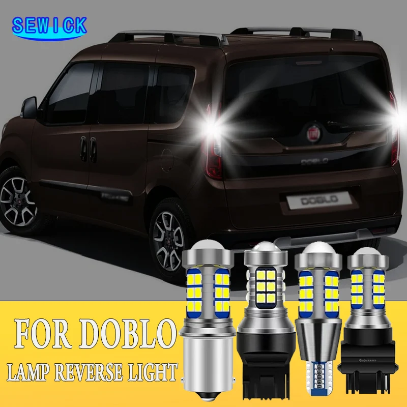 2pcs LED Reverse Light For Fiat Doblo Accessories 2001-2019 2011 2012 2013 2014 2015 2016 2017 2018 2019 Backup Back Up Lamp