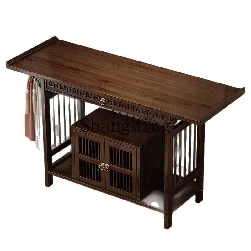 

ZYY new Chinese-style entrance cabinet supply table modern simple strip table household God of Wealth table