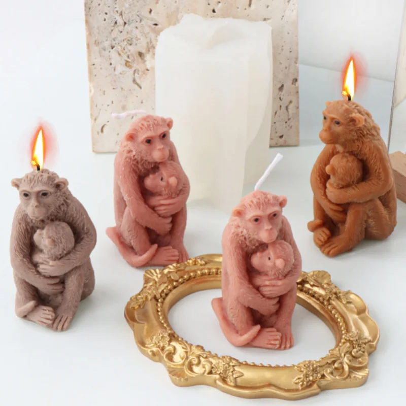 Molde de silicona 3D para hacer jabón de bebé, Set de fabricación de yeso de resina, molde de Chocolate, decoración del hogar, regalos para el día de la madre