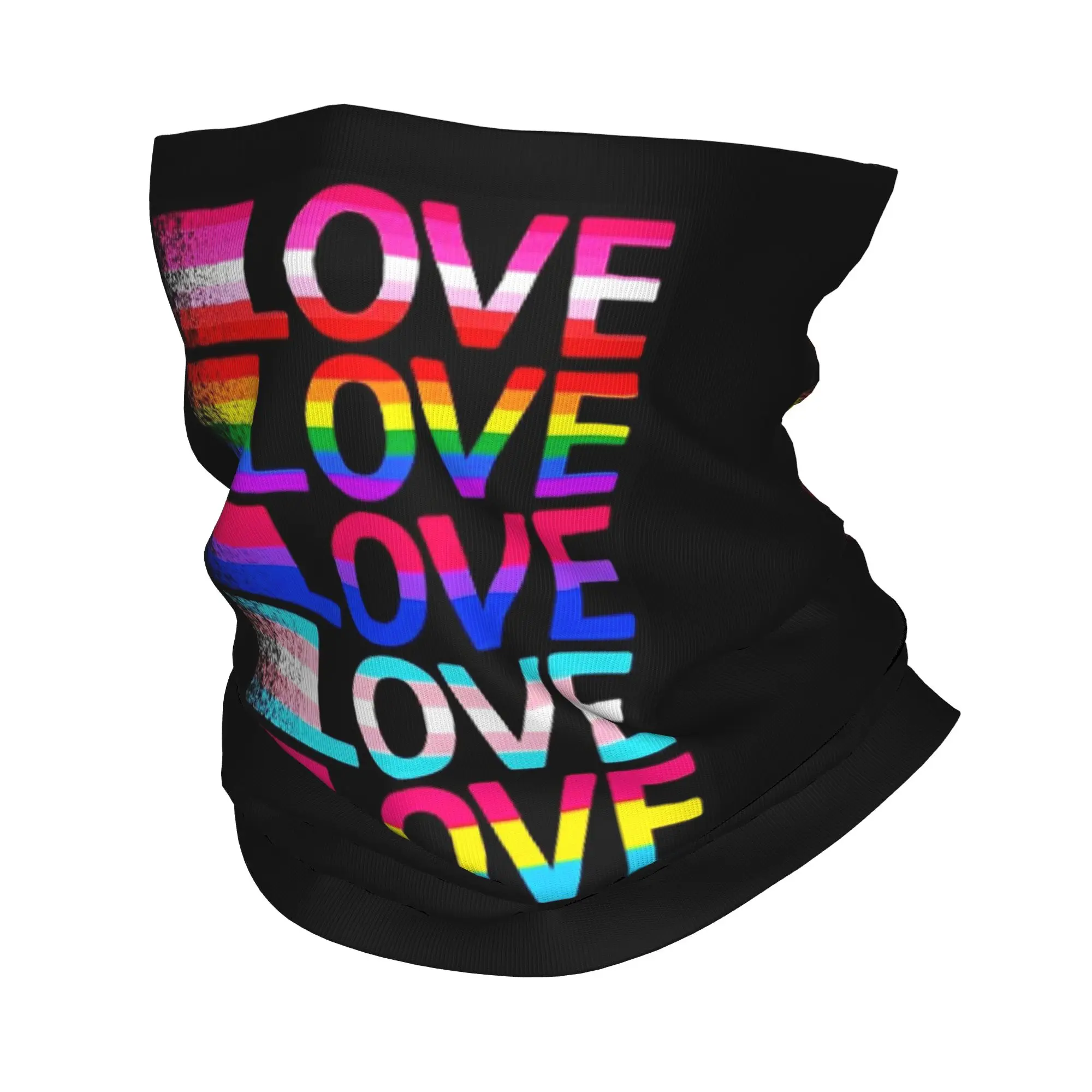 

Gay Pride Flag Stripe GLBT LGBT Rainbow Bandana Neck Cover Printed Mask Scarf Multifunction Balaclava Running Unisex Adult