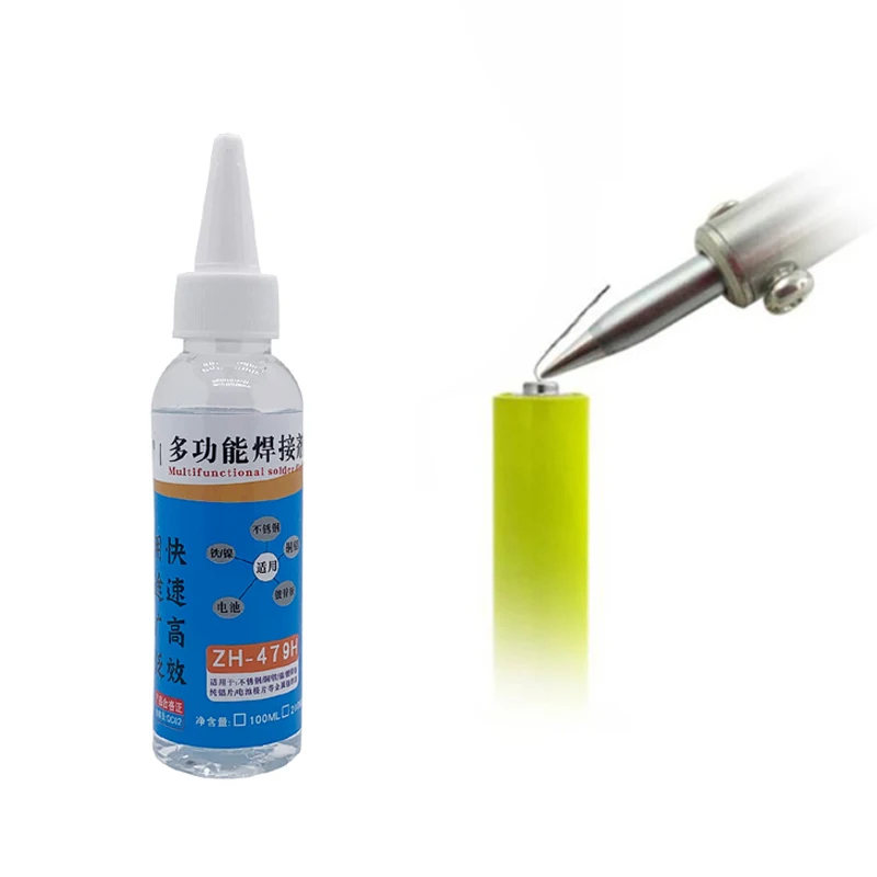 10/30/50ml Stainless Steel Flux Soldering Paste Liquid Solder Tool Quick Welding Effective Liquid Welding Materials Soldering