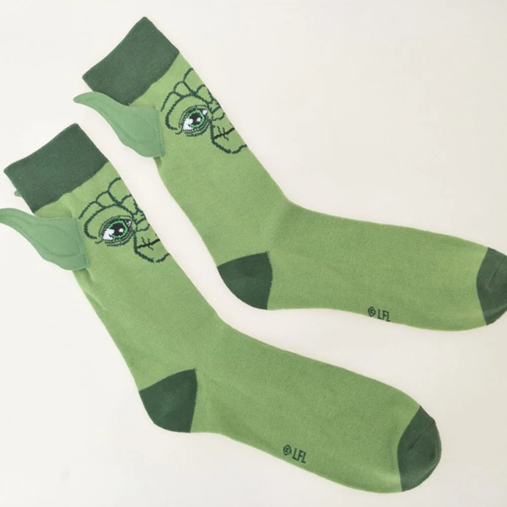 Fashion Anime Socks Cartoon Movie Star Wars Peripheral Master Yoda Figure Socks Hip Hop Men Women Charm Socks view 5