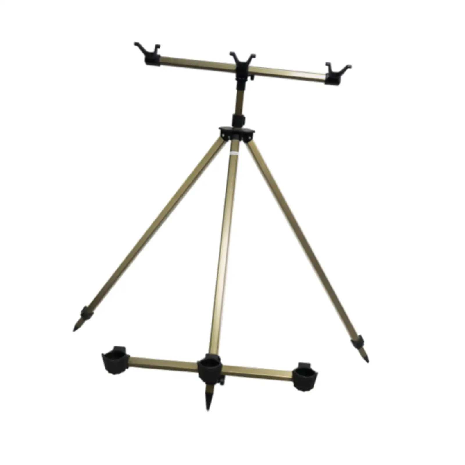 

Fishing Rod Tripod Tools Folding Tripod Stand Rod Rest for Rivers Lake Ponds