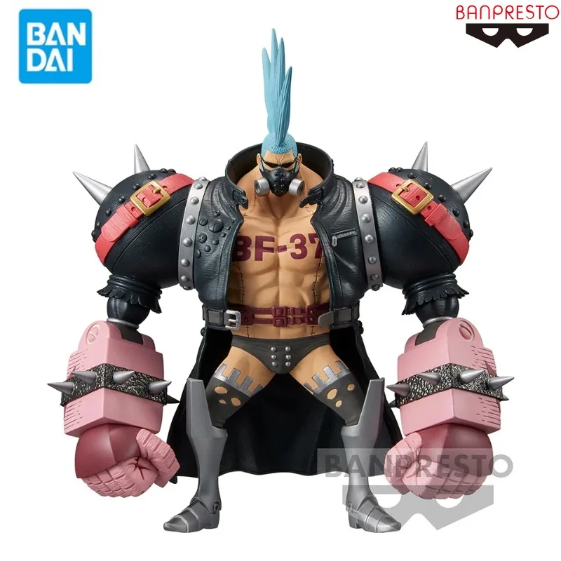 

Original Genuine Banpresto One Piece DXF Red Theatrical Version Vol.12 15cm Franky PVC Anime Figure Toys Model for Kids