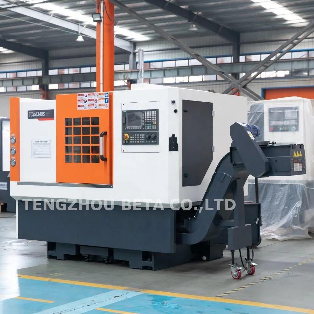 400Mm High Speed Gang Type Tools CNC Lathe Price With Bar Feeder