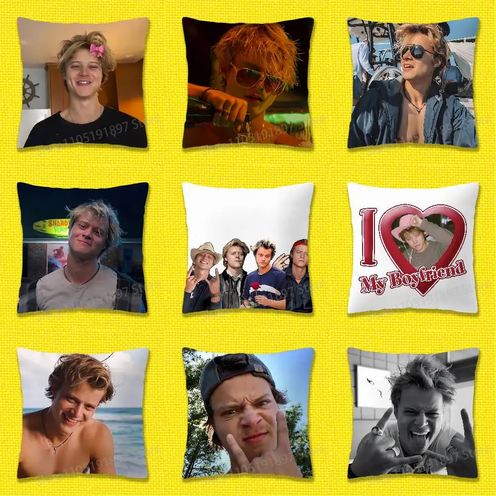 

American Actor R-Rudy Pankow Throw Pillow Case For 50cm 30cm 55cm 45*45cm 40cm Square Bed Pillowcase Cover