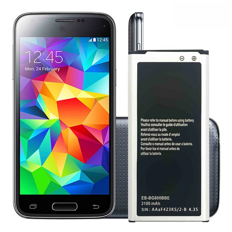 Brand New EB-BG800BBE 2100mAh Mobile Phone Battery For Samsung Galaxy S5 mini S5MINI SM-G800F G870A G870W Mobile Phone