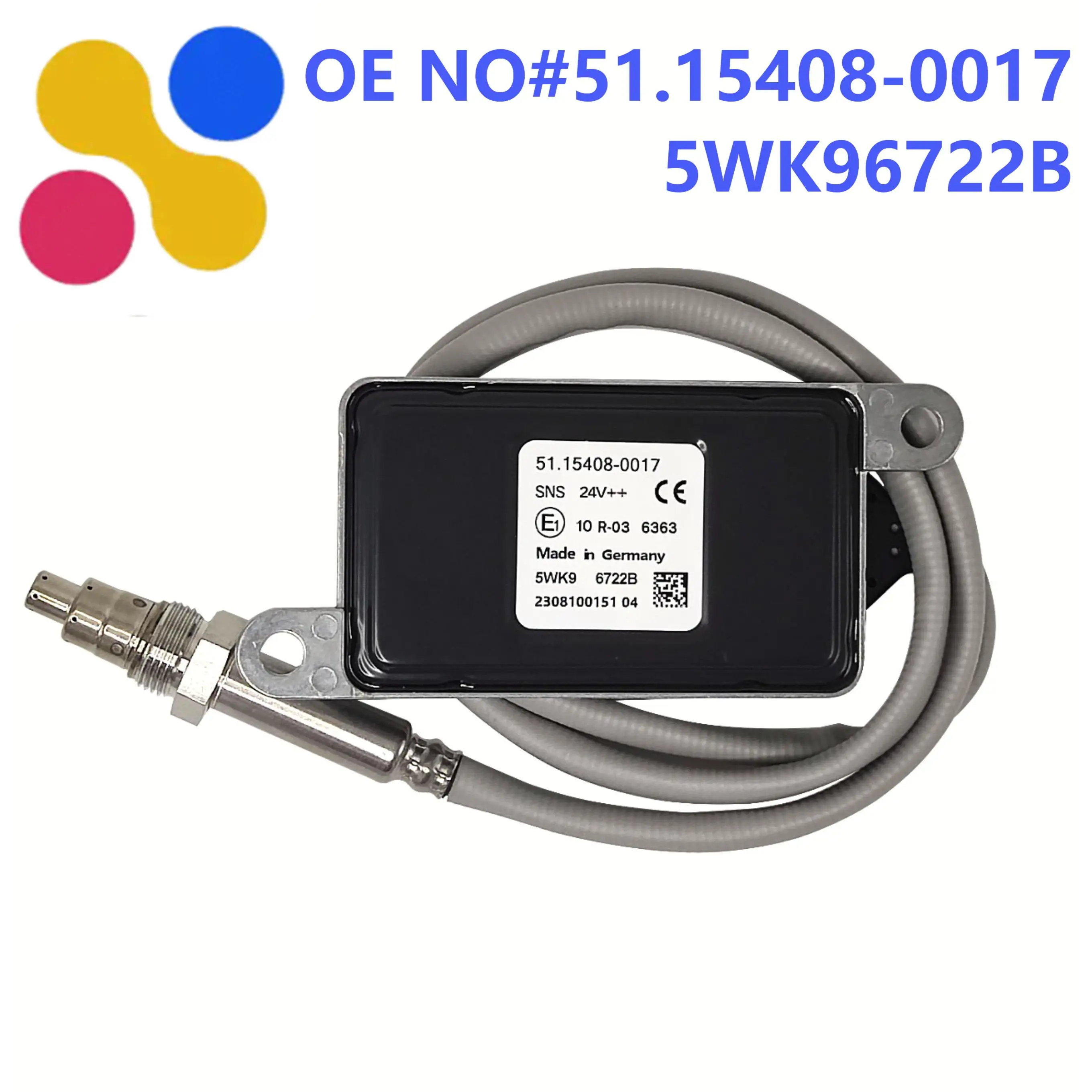 

51154080017 51,15408-0017 5WK96722B Новый азотно-кислородный датчик 5WK9 6722B NOX Датчик для грузовика MAN 24 В Высококачественные автомобильные детали