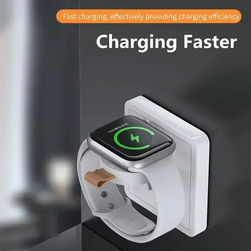Wireless Magnetic Charger Dock Adapter for Apple Smart Watch 6 7 8 9 SE Ultra IWatch Fast Chargers Portable PD Charging Station image 6