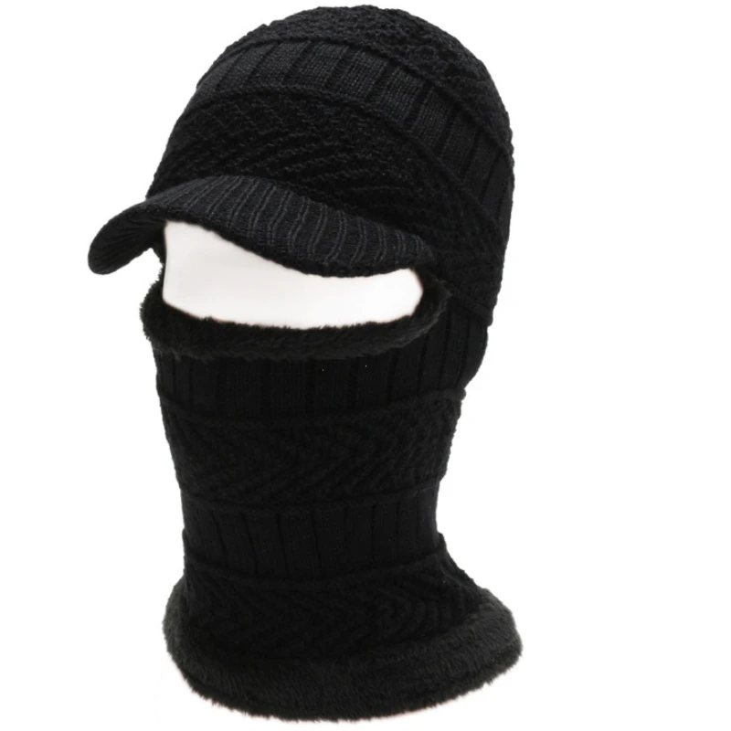 Winter Hat for Men Skullies Beanies Hats Winter Beanies for Men Women Wool Scarf Cap Balaclava Mask Bonnet Knitted Hat for Women