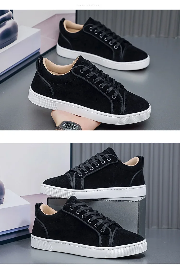 2026 New Spring Autumn Men's Board Shoes Versatile Men's Casual Single Shoes Anti Slip Sports Shoes