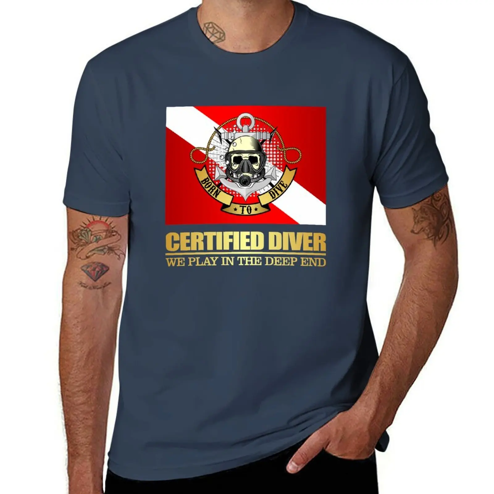 

Certified Diver (BTD) T-Shirt t shirt custom print t shirt man plain man t shirt luxury T-Shirt