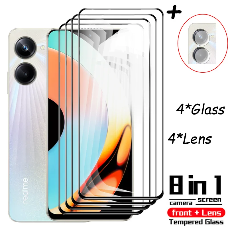 

for realme10 glass protector pelicula realme 10 8 9 5g 9 pro screen cover glass for realmi 10 lamina realmy 10 cristal realme 8 i 8i 9i 9 pro plus film protection realme 10 pro accessories película