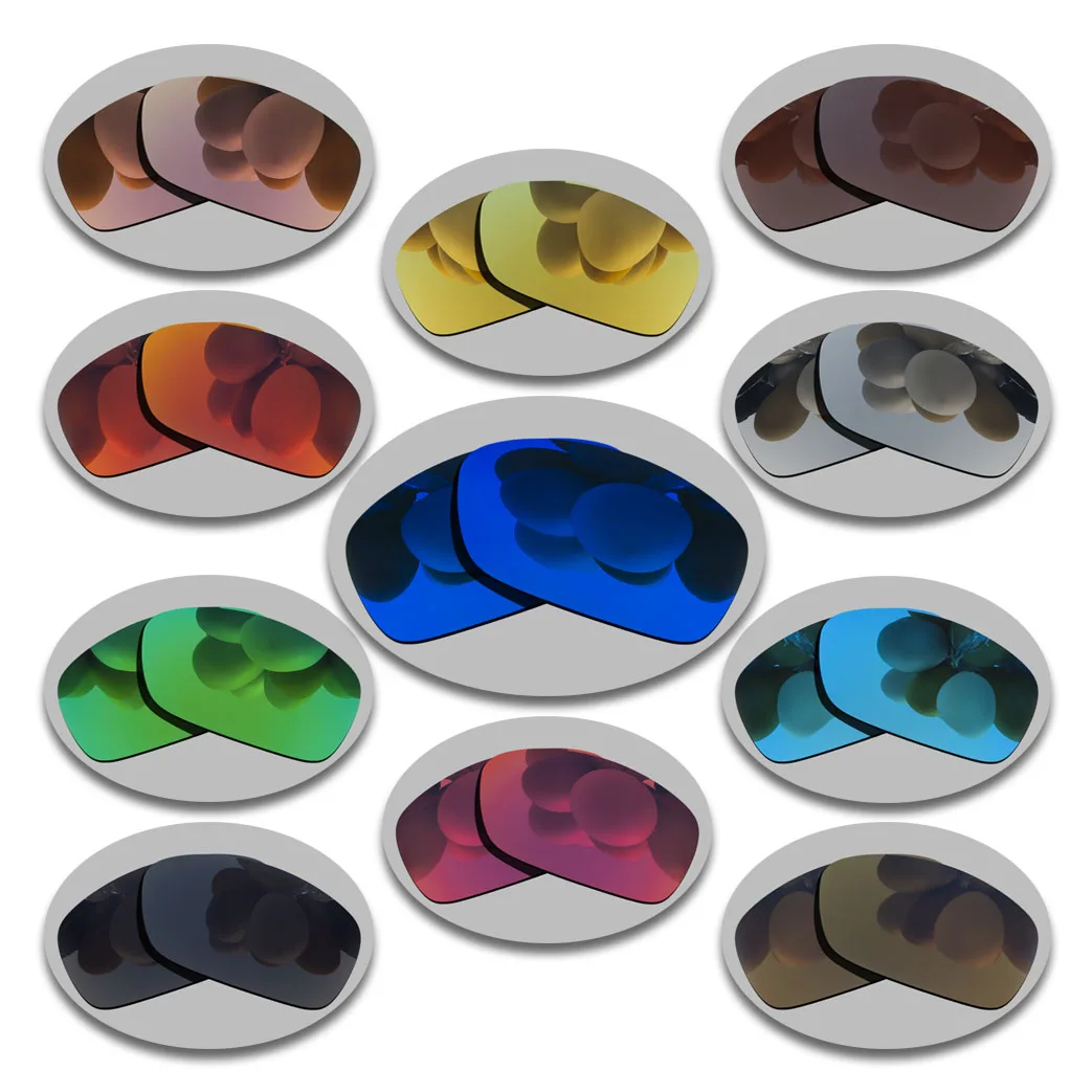 2 Pairs Silver&Silver Lenses Replacement For-Oakley Taper Polarized Sunglasses