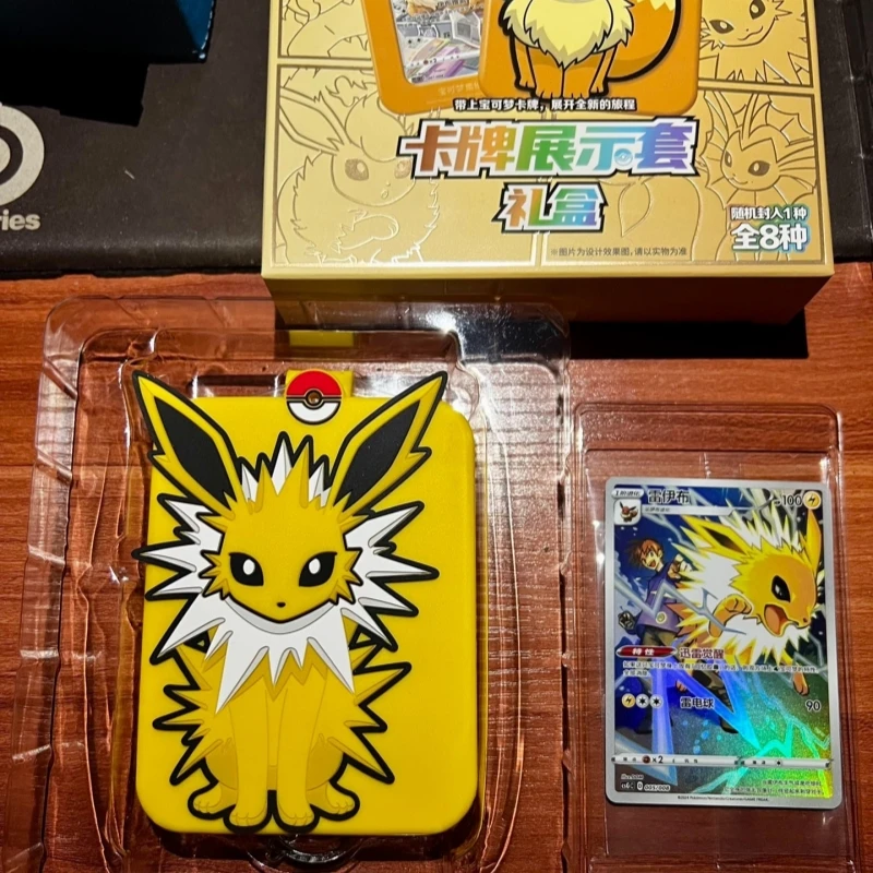 재고 있음 Original EeveeTrading Card Game PTCG 단순화 된 중국어 버전 상자 어린이 크리스마스 생일 선물 크리스마스 선물