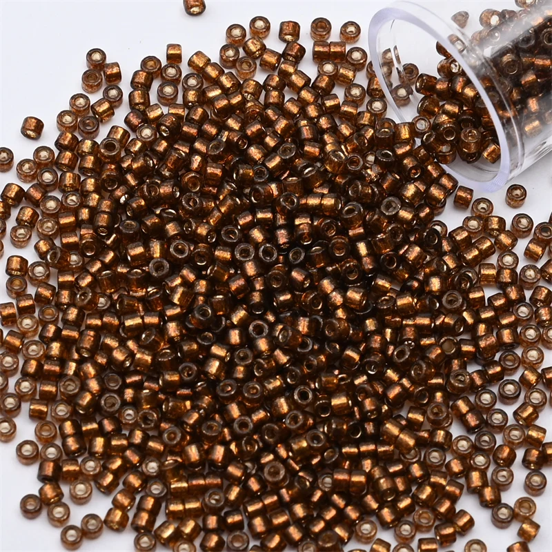 2mm Silver Colour Mini Japanese Glass Beads for DIY Craft