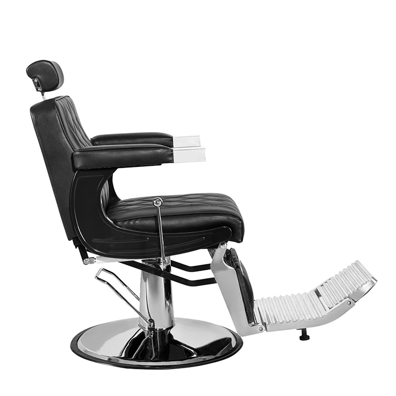 Professional PVC Leather Hairdresser Chair for Barber Shops and Salons Styling Beauty Barber Chair Popular Wood Furniture