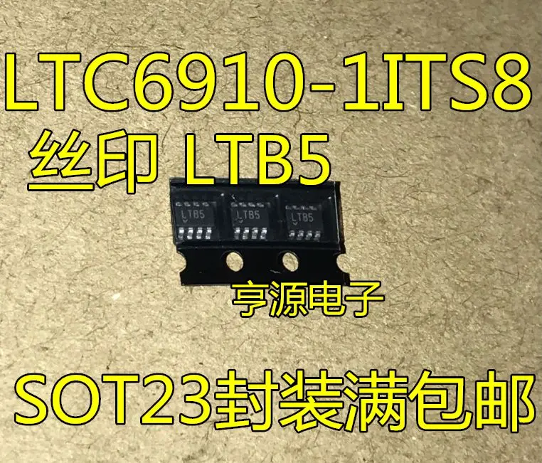 

Бесплатная доставка, модель LTC6910 LTC6910-1ITS8 LTB5 SOT23, 5 шт., пожалуйста, оставьте комментарий