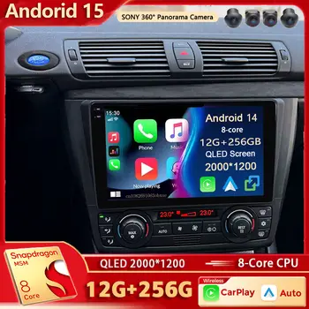 適用於BMW1系列E88 E82 E81 E87(2004-2011)的Android 15車用收音機,配備2K QLED顯示器、多媒體視訊播放器、GPS導航、CarPlay和4G功能。 10 最佳銷售 BMW1系E82 CarPlay - №2