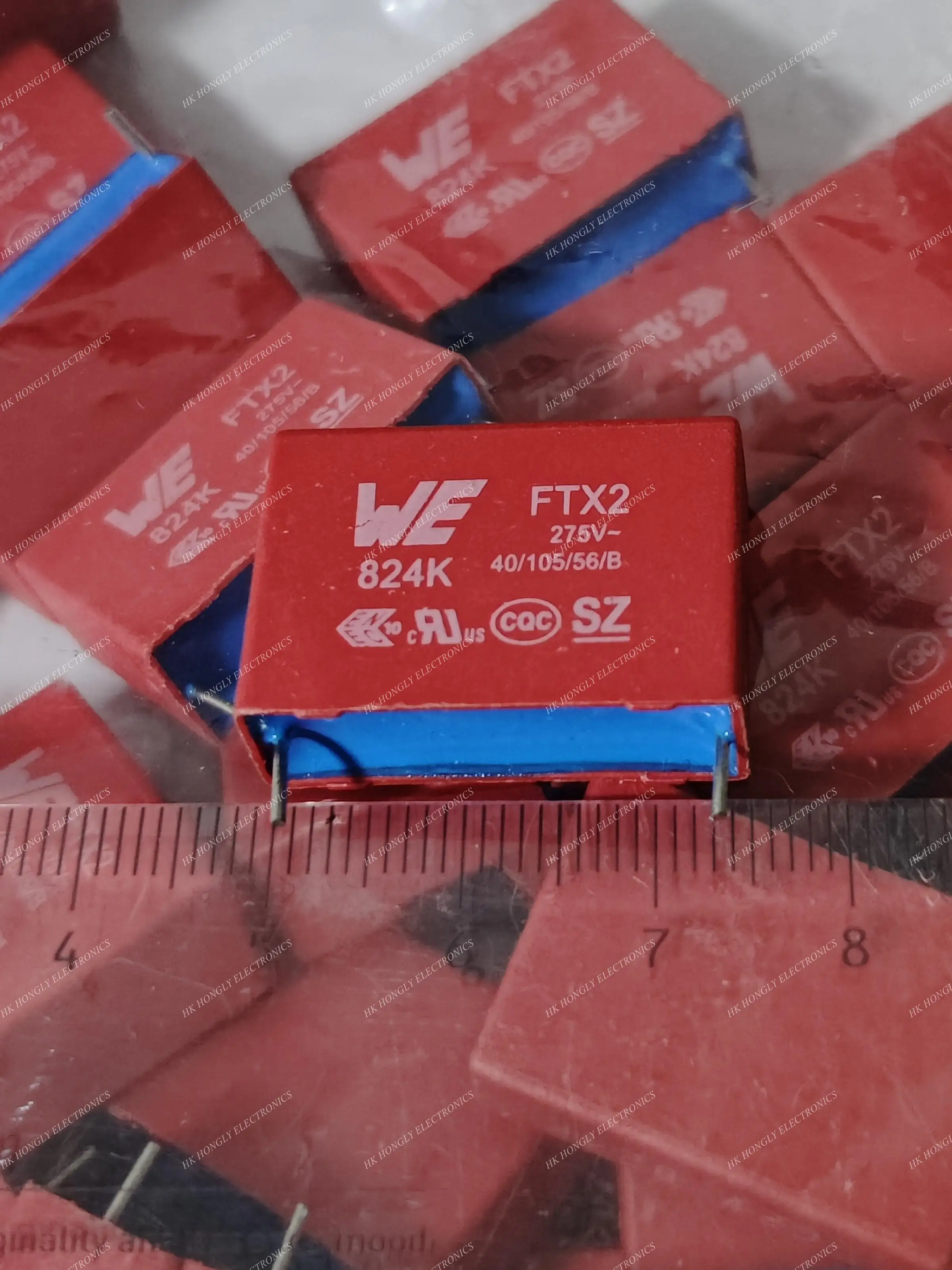 FTXXフィルムコンデンサの実用性と信頼性を徹底検証：5PCS FTX2 275V 824K 0.82μF 310V P=22.5mmの真の価値