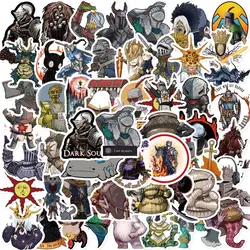 50pcs Horror Game Dark Souls Stickers Thriller Anime Decals Waterproof DIY Skateboard Laptop Motorcycle Cool Sticker Toys