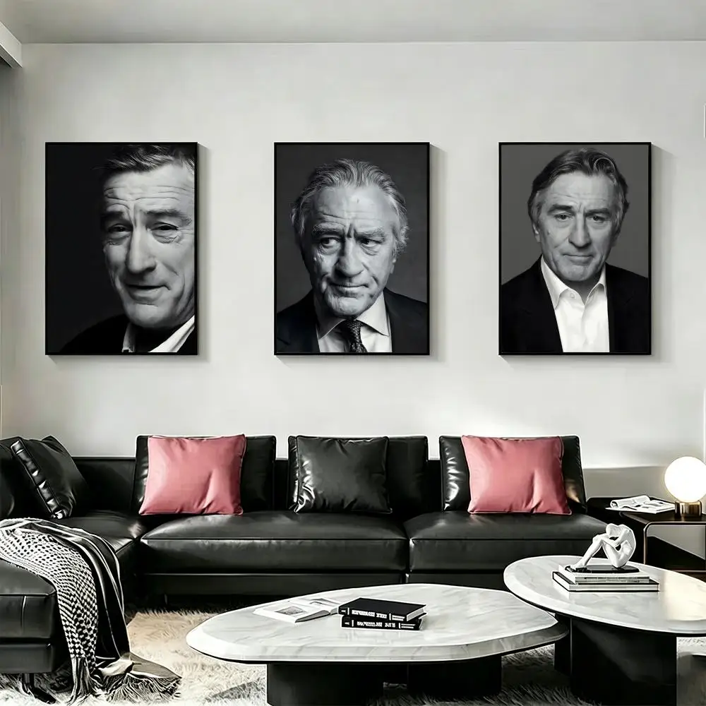 Actor R-Robert D-De Niro Poster HD art, waterproof, sticky wall, home decoration (living room, bedroom, bar), aesthetic