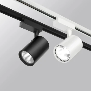 Volledige Set Van Plafond 220V Led Rail Lampen Rail Verlichtingssysteem 20/40W Kroonluchter Kleding Winkel Woonkamer Woonkamer Huis