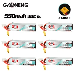 GNB LiPo Battery 6S 22.2V 550mAh 90C/180C With XT30 Plug For Quadcopter Helicopter FPV Drone Model Parts 6S Battery