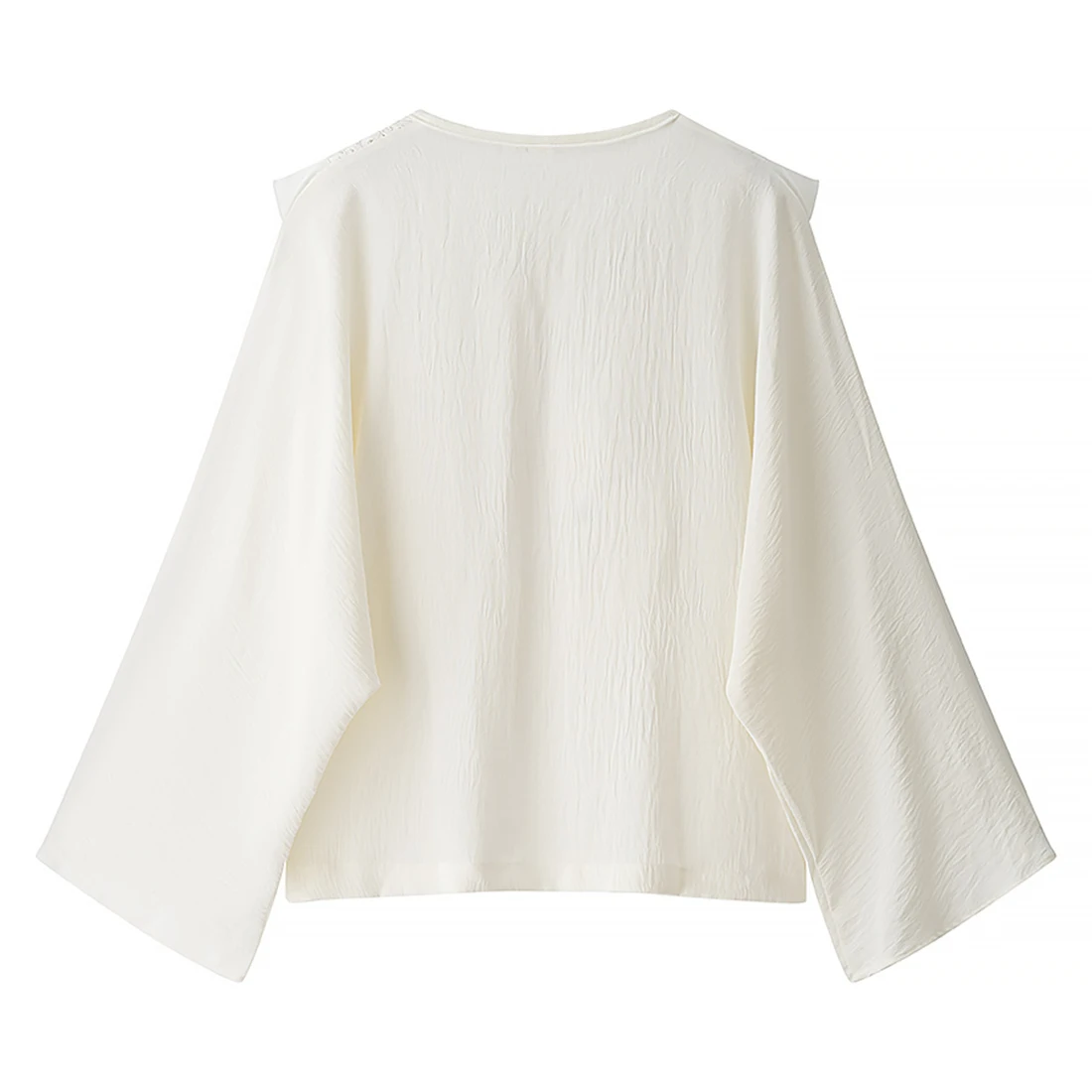 Beige Women's Short Dress Set with Lace Flared Sleeves High Waist Mini Skirt And Side Zipper 2025 New Collection