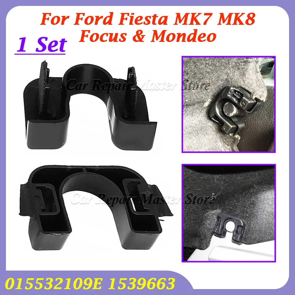 For Ford Fiesta MK7 MK8 Focus & Mondeo 1539663 015532109E Rear Boot Parcel Shelf String Hanger Brakcet Clips Pivot Pegs Pins