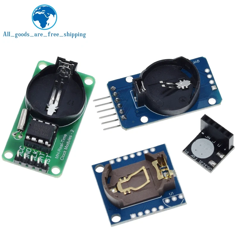 DS3231 AT24C32 IIC Module DS1302 Precision Clock Module DS1307 Memory module mini module Real Time 3.3V/5V For Raspberry Pi