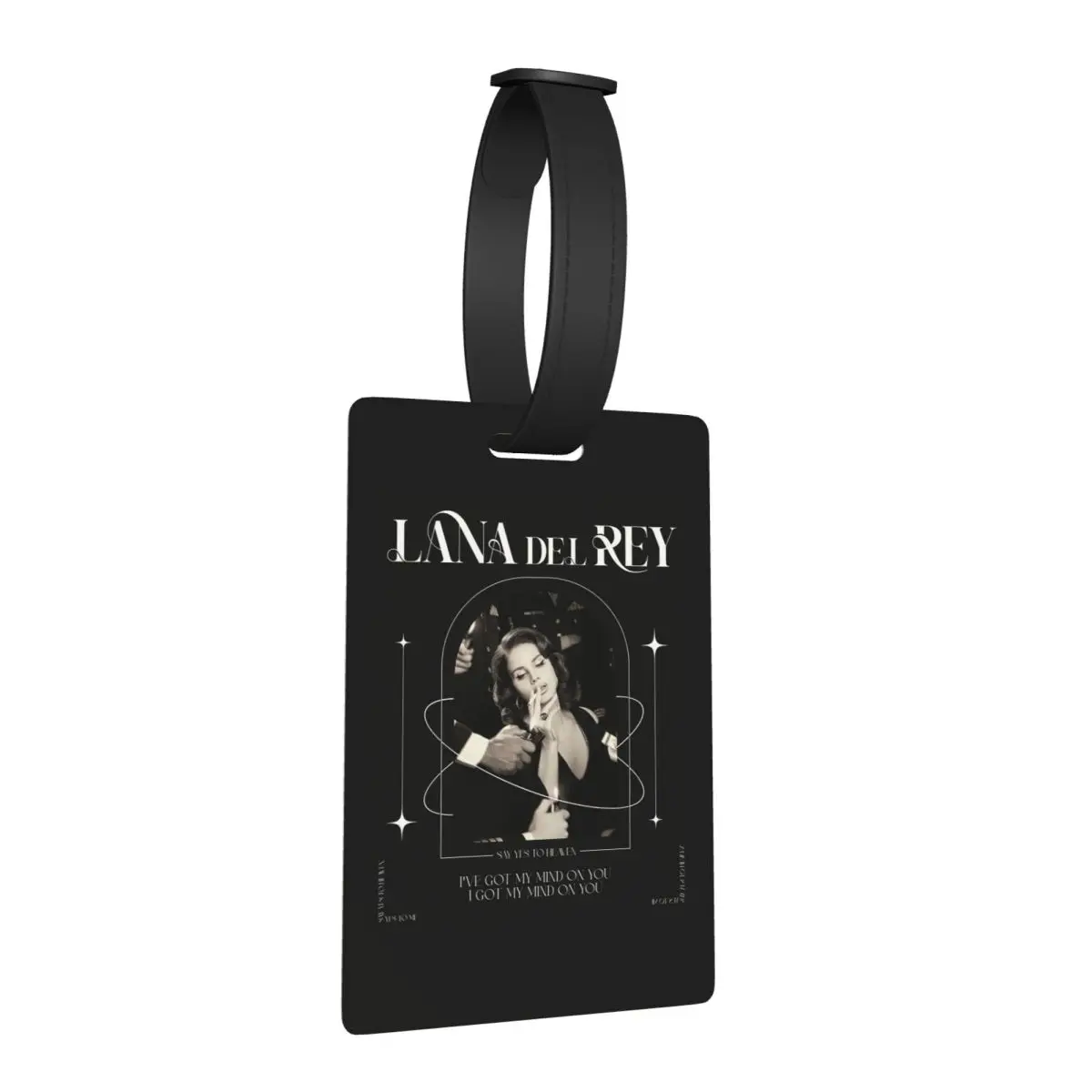 

Бирки для багажа Лана Дель Рей, аксессуары для чемоданов, этикетки для путешествий, держатель для багажных бирок, идентификатор, имя, адрес