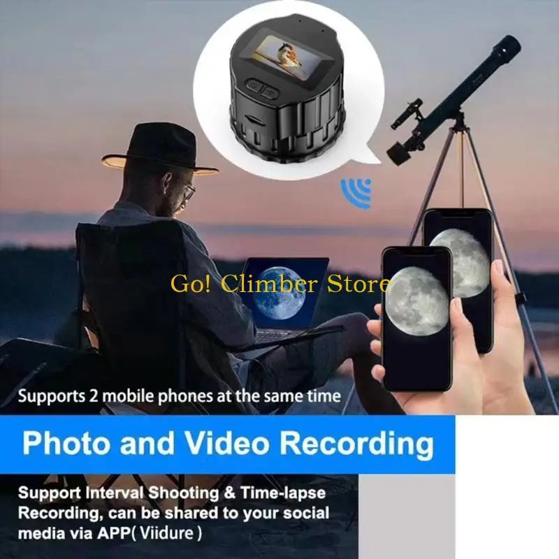 Q84C Portables Eyepiece Camera Bird-Watching Scope Microscopes Screen Optical Eyepiece for Outdoor Exploration