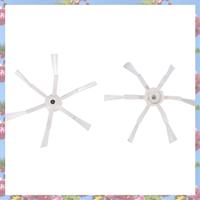 T83C-8X White 6 Arms Side Brush For Xiaomi 1S MI Robot Vacuum 2 Roborock S50 S51 S5 Vacuum Cleaner Parts Accessories