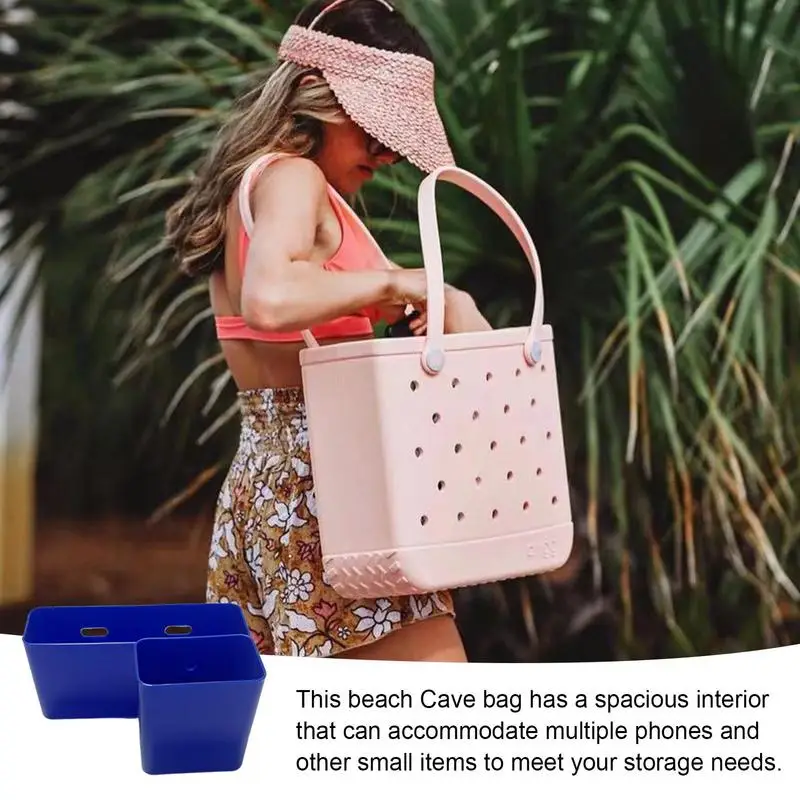 Portable Phone Holder Charm Beach Bags Accessories Compatible With Beach Bags Insert Accessory Phone Case For Beach Bags