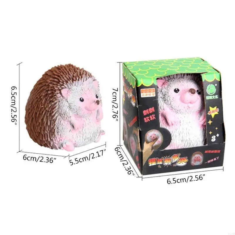 9.6 سم/3.8 في لعبة Squeeze Toy Hedgehog Veath Ball جميلة للبالغين التوحد