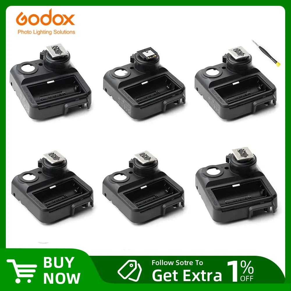 Godox X2T Trigger Hot Shoe X2T-C X2T-N X2T-S X2T-F X2T-O X2T-P Replace Accessories for Canon Nikon Sony Fuji Olympus Pentax