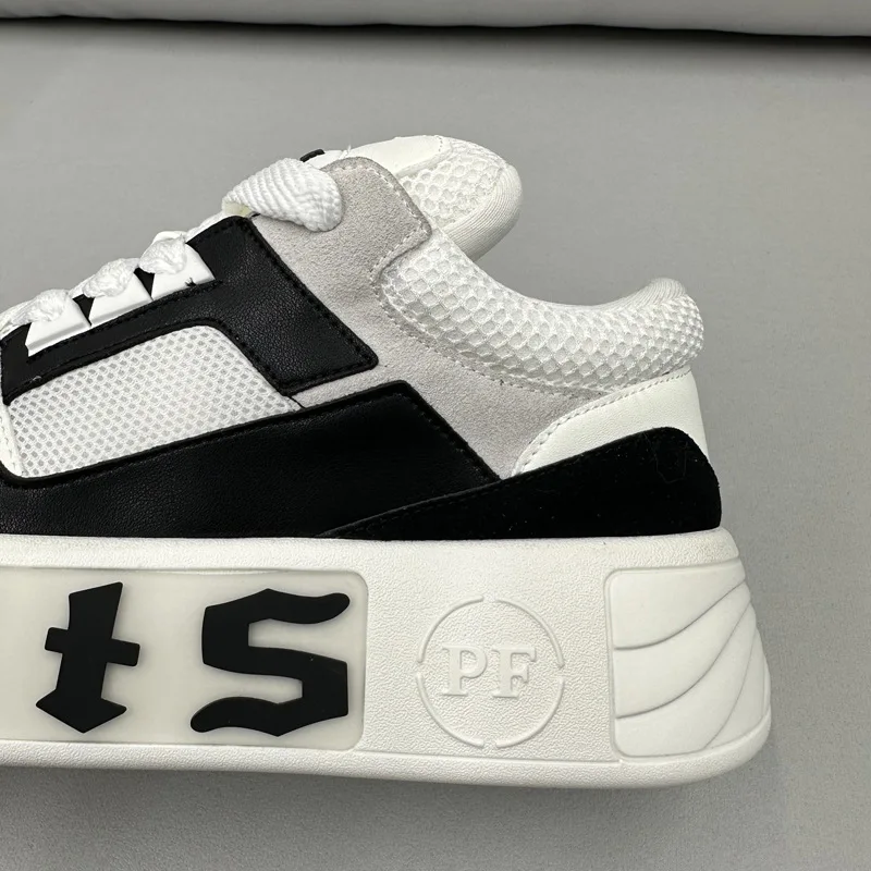 Trendy Youth Men's Skateboard Shoes Fashion Lace-up Vulcanized Shoes High Quality Street Hip Hop Casual Sneakers Tenis Masculino - Image 5