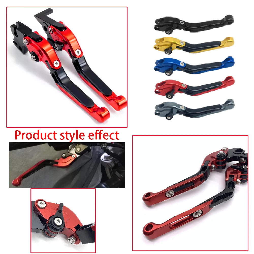 

Fit for Yamaha YZF R1 R6 ABS YZF-R1 R1M R1S YZF-R6 2017-2025 Motorcycle Brake Clutch Lever Set Adjustable Folding Extendable Bar