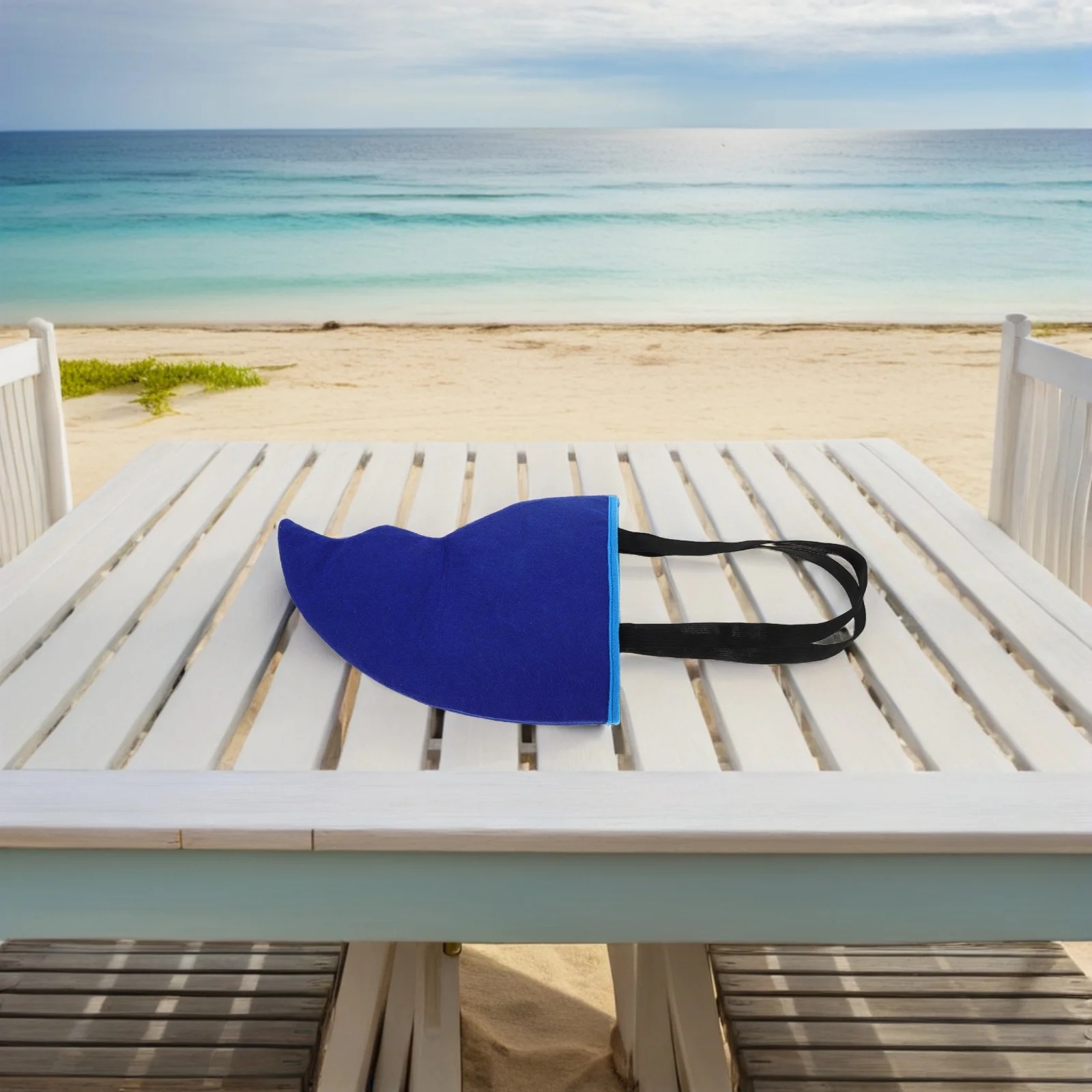 دعامة زعانف القرش الزرقاء مع أشرطة للأطفال والكبار، أزياء الهالوين على الشاطئ، نزهة الأدوار، نشاط العائلة، موضوع القرش