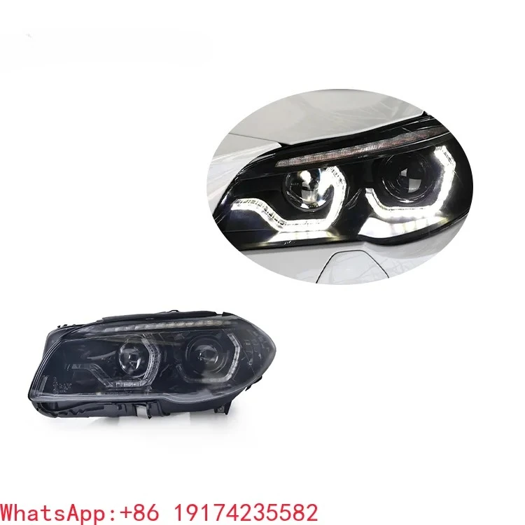 

F10 Headlight for 11-13 BMW 5 Series F10 Headlight Assembly Upgrade F18 Streamer Steering LED Spoon Day Running Light