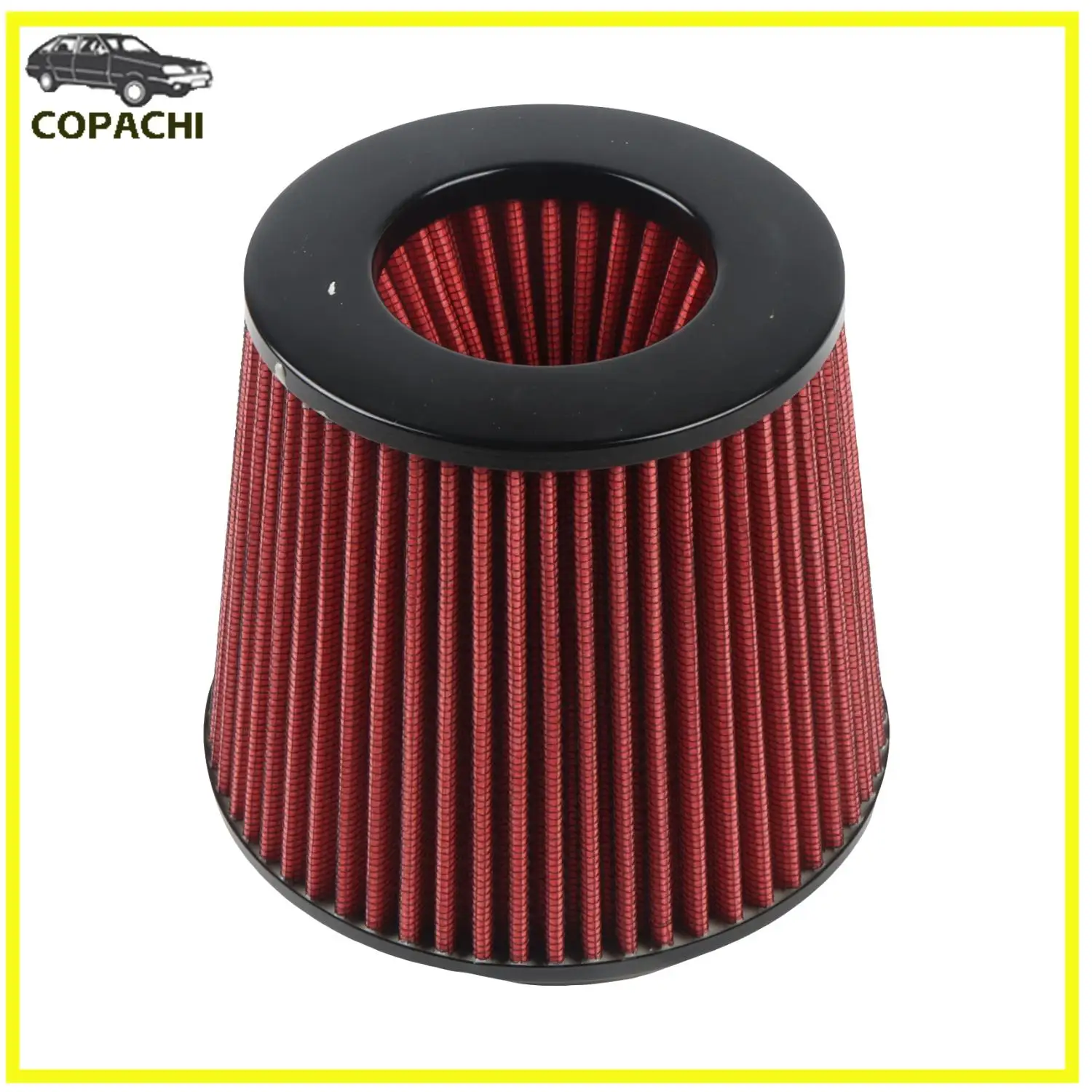 

1pc Red 3.5 Inch 89mm Air Intake Cone Filter Replacement Quality Dry Air Filter Universal L Engine Car Parts Accessories