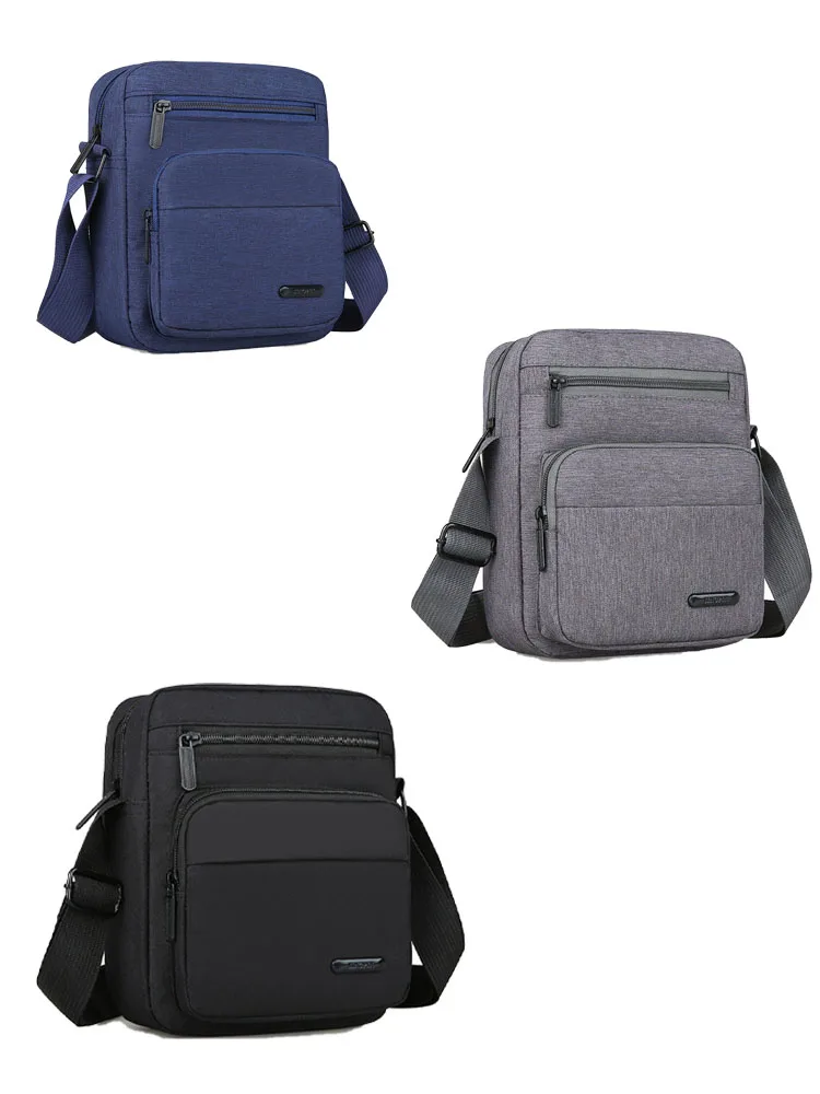 Men's bags, Oxford cloth shoulder bags, middle-aged men's bags, dad crossbody bags, business casual cross-body backpacks