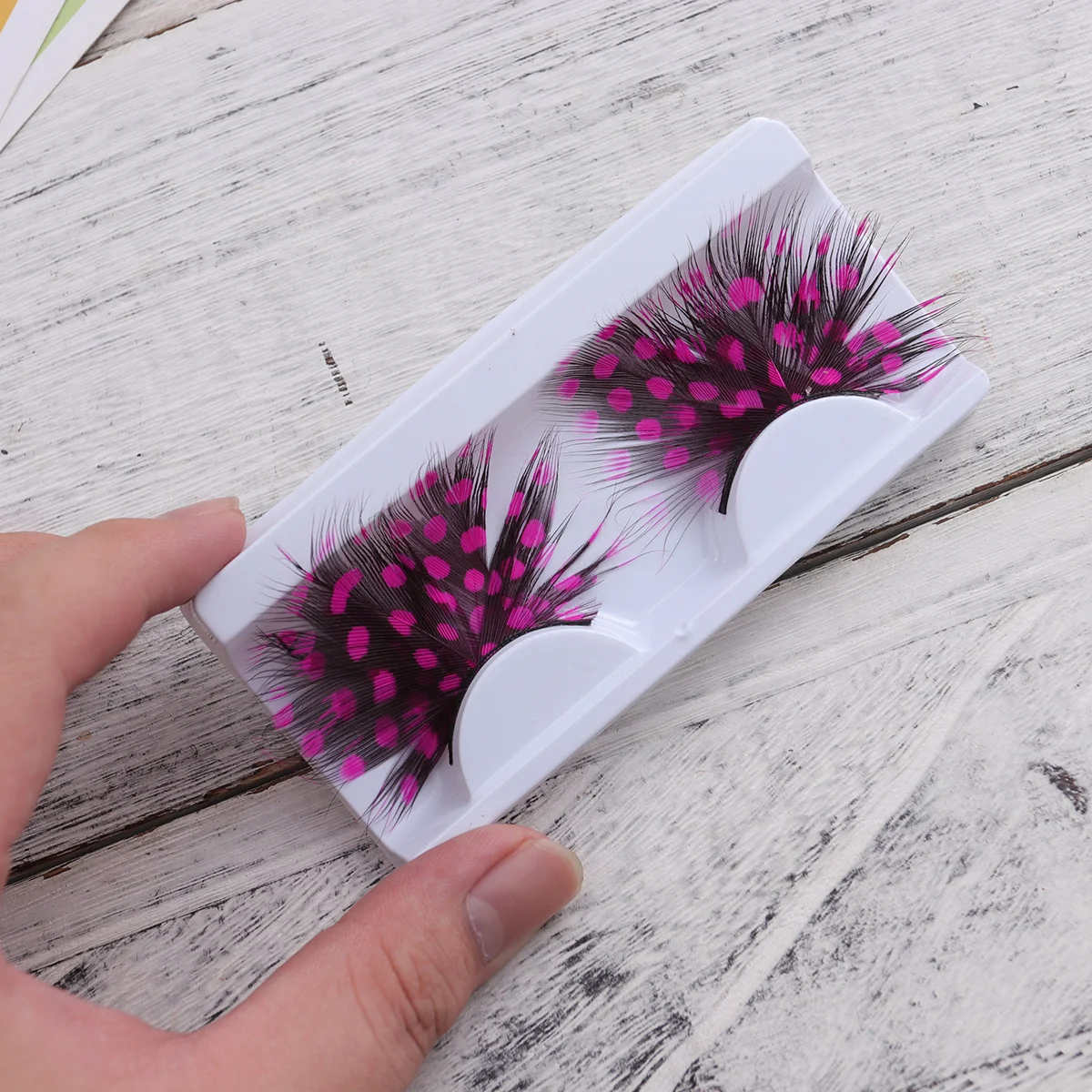 

5Pairs Fake Eyelashes Lightweight Plastic Material Chic for Women Festival Makeup Extension Decorations