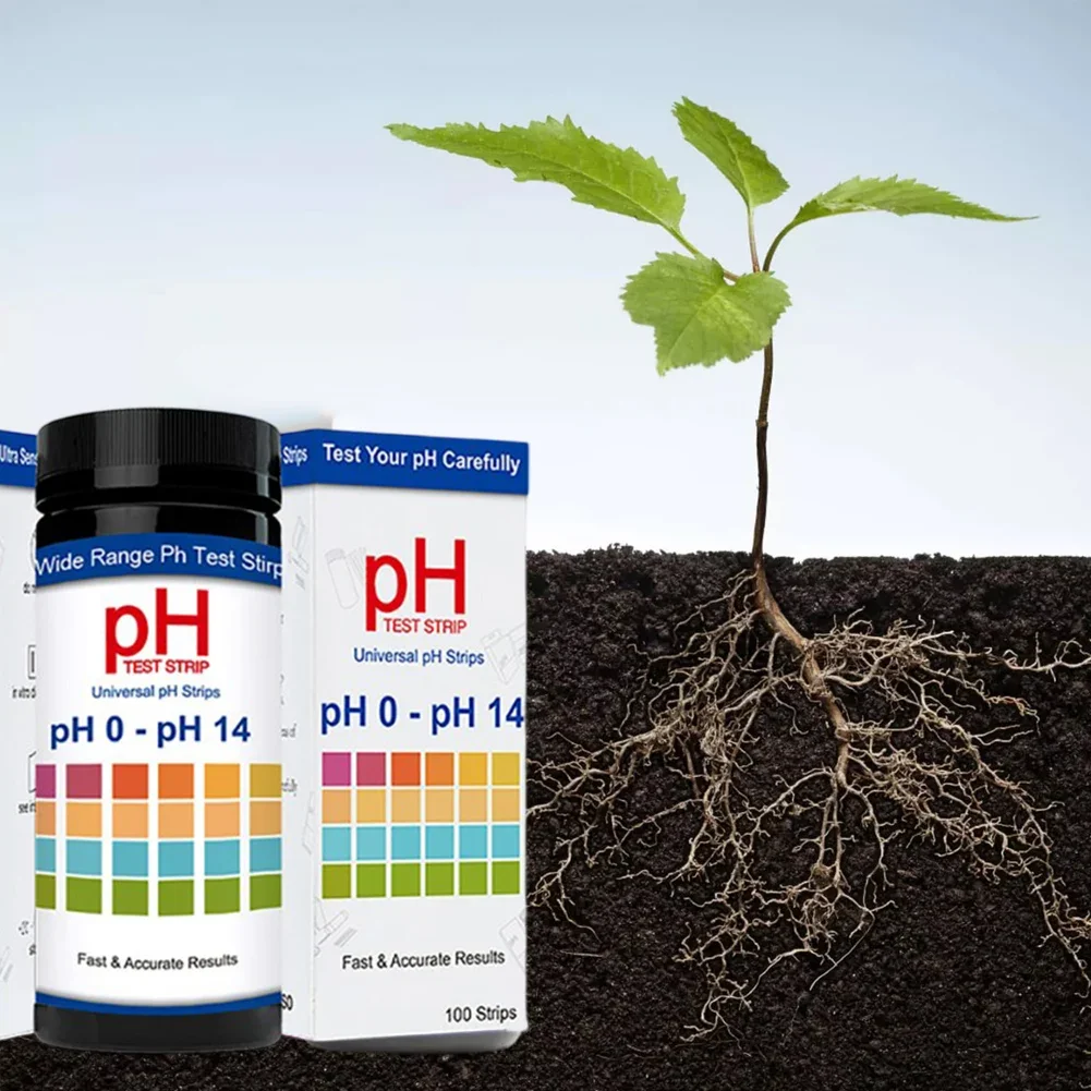 Шт. Тестирование лакмусовых полосок Набор для тестирования PH Набор для тестирования почвы Тестирование воды в почве Легкие субстанции широкого применения