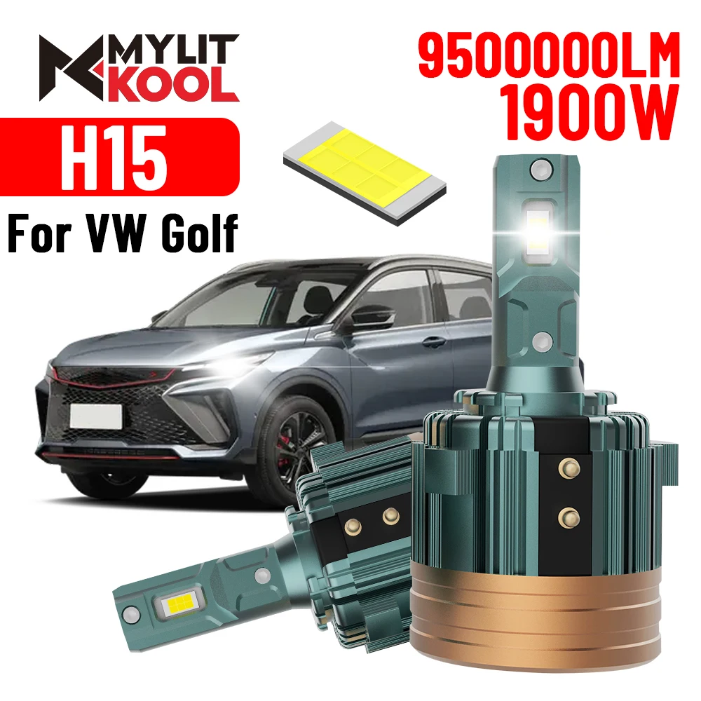 

H15 for VW Volkswagen Golf 6 Golf 7 Canbus LED Built-in Decoding Lossless 6000K H15Car LED Headlight Specialized Car Adaptation