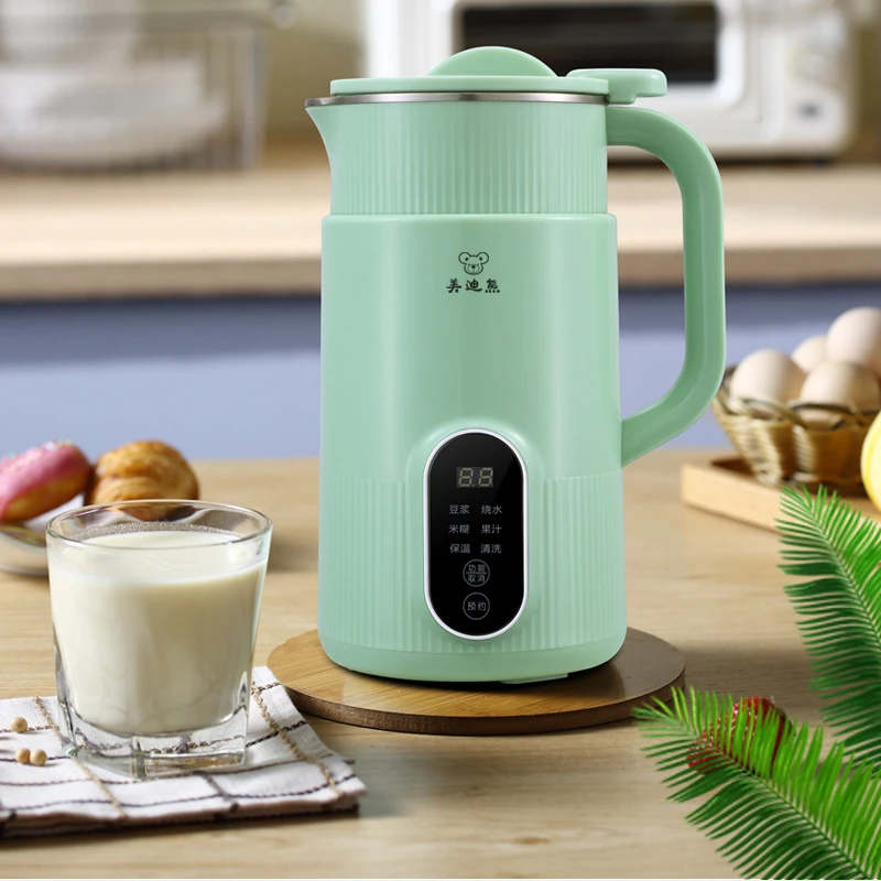 800/1500 ML Soybean Milk Machine Filter Free Multi-function Electric Mini Juicer Complementary Food Wall Breaker Bookable Timing