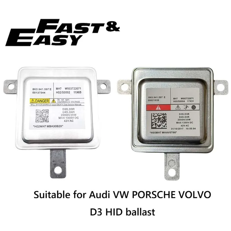 Aftermarket new 8K0941597E 8K0 941 597 E W003T22071 D3S D3R D4S D4R HID headlight ballast module for Audi VW PORSCHE VOLVO